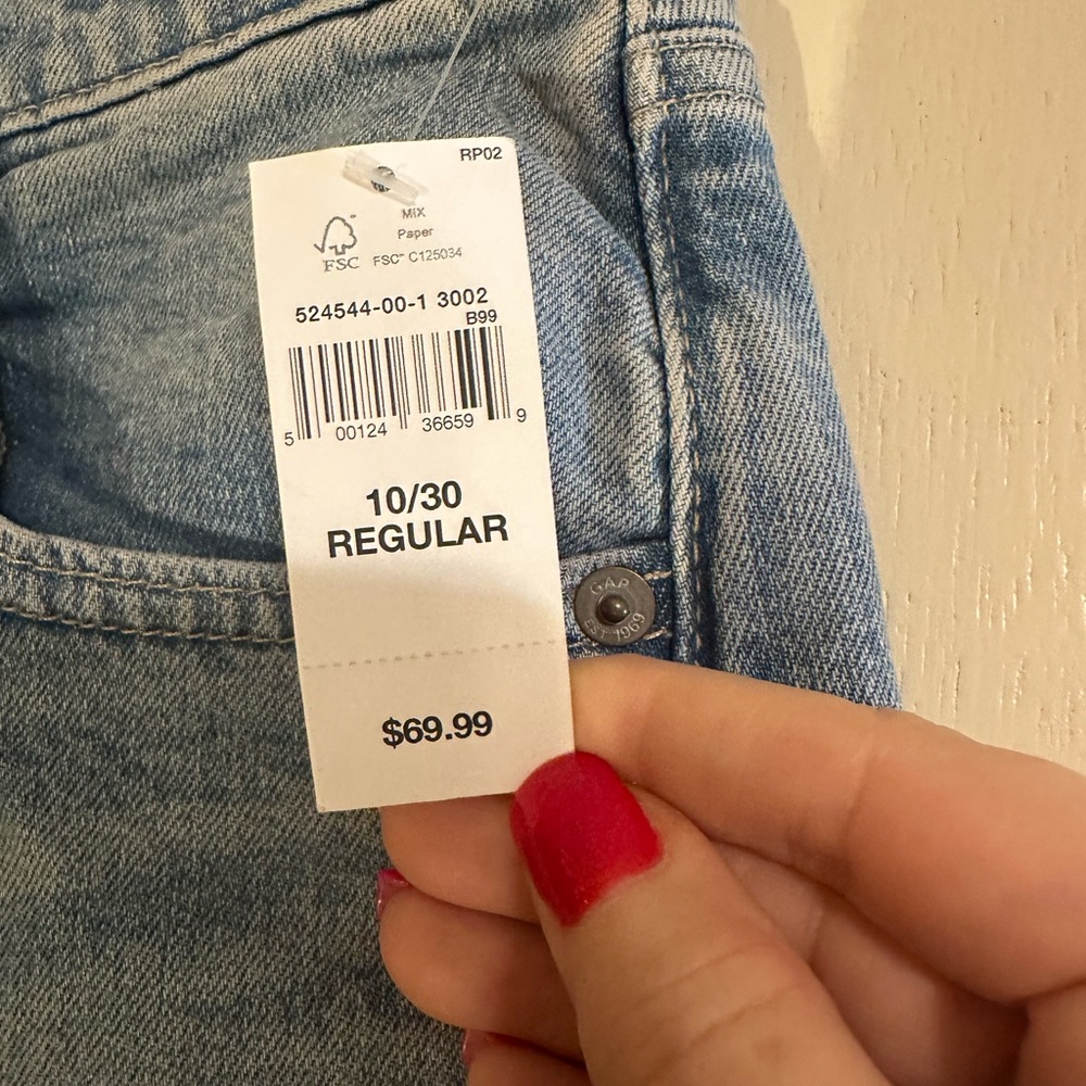 GAP Denim Blue Wide Leg Jeans